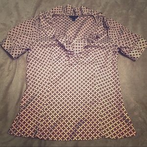 Patterned Banana Republic dress shirt